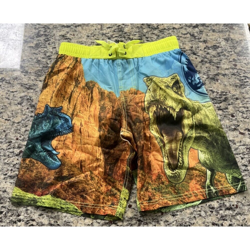 NEW Jurassic World Boy's Swim Trunks Shorts Swimwear UPF 50